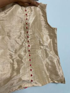 Golden Beige Top/blouse