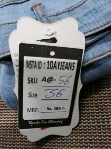 A@56 Size-36 Mom Fit Jeans