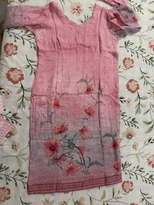 Pink Floral Print Salwar Kameez