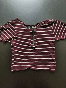 Striped Crop Top