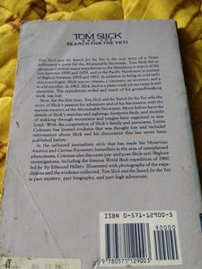 Tom Slick and Search for the Yet