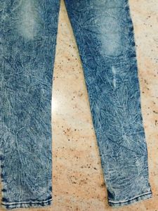 Stylish Cold Shoulder Top With Jeans For Sale