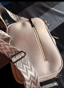 Stylish White Crossbody Bag