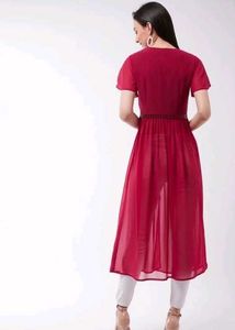 Miss Chase Casual Bell Sleeves Solid Women Top