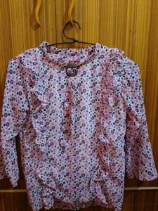 Multicolored Ruffle Top For Casual And Formal Look