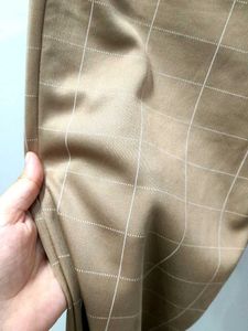 Beige Plaid Pants Like New.