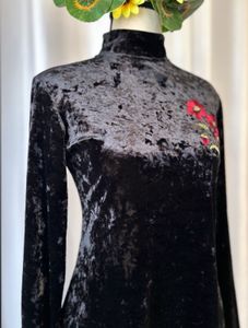 Korean Velvet Dress