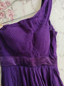 Elegant Purple Maxi Dress