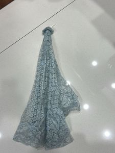 Baby Station Mosquito Net Floral Design Blue