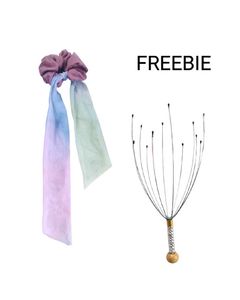 Multicolour Ribbon Scrunchie + FREEBIE