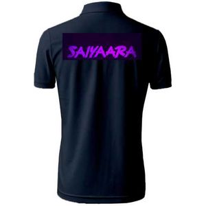 SAIYAARA BACK PRINTED POLO TSHIRTS ULTRA PREMIUM