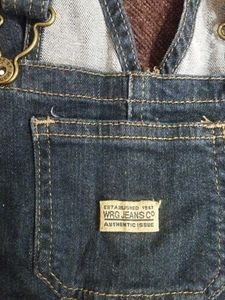 Navy Blue Lower Base Openable Smart Kids Dungree