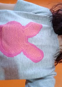 Bunny Cardigan Top