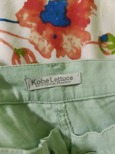 Light Green Distressed Jeans