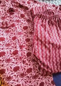 Floral Print Kurta Set