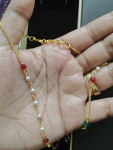 Elegant Gold-tone Beaded Necklace