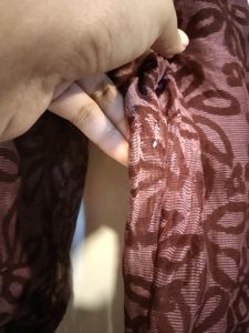 Maroon And Mustard Suit Set