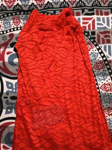 Elegant Red Kurta