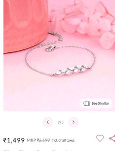 92.5 Sterling Silver Fern bracelet -Giva