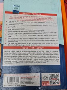 Pair Of Two Books For Bcom Students