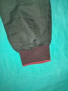 Wind Cheater V Neck Sweater With 3 Zipped Pockets