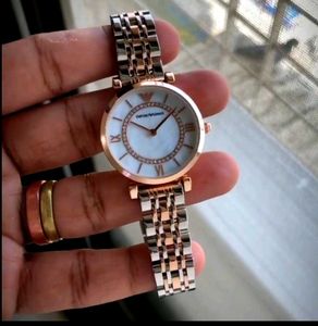 Emporio Armani Gianni T-Bar Ladies Watch White