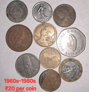10VintageForeignCoins