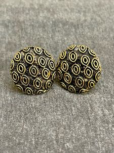 Golden Stud Earrings