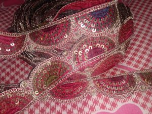 Sequin Trim Laces 18 Meter
