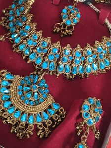 Blue Stone Jewelry Set