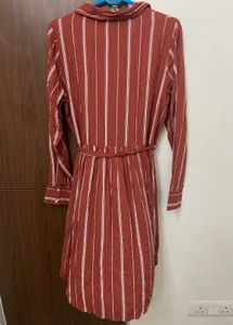 Striped Shirt Dress
