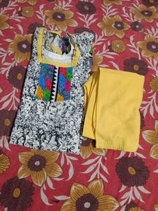 2 Pc Cotton Kurta Set