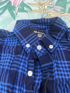 GANT Blue Checkered Shirt