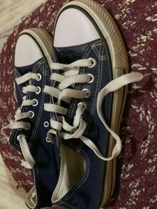 Classic Blue Converse Sneakers