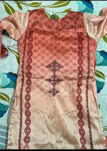 Beautiful Kurta Set With Heavy Banarasi Dupatta