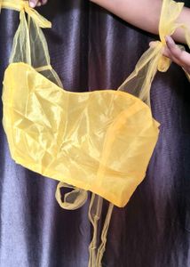 yellow haldi lehgah choli