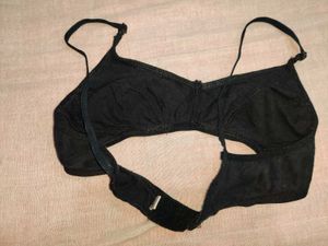Everyday Cotton Black Bra