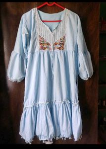 Boho Embroidered Dress