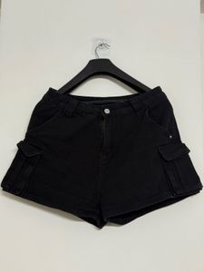 Black Cargo Shorts