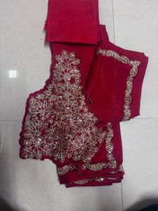 Elegant Red Ethnic Gown