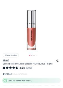MAC Locked Kiss Ink Shade-Meticulous