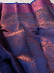 New silk saree with excellent colour combination