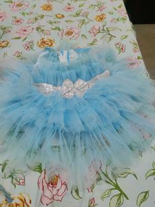 Cute Blue Party Dress