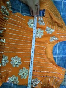gol kurti with pathiyala