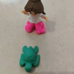 Vintage Eraser Toy Set
