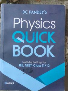 Dc Pandey Physics Quick Book