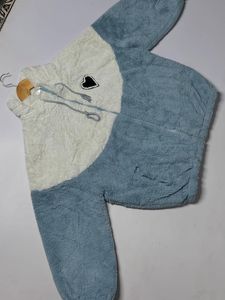 Cozy Two-Tone Teddy Fleece Jacket