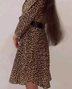Animal print dress