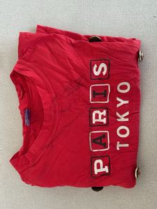 Red "Paris Tokyo" Top
