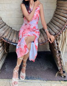 Fashionable Slit Dress